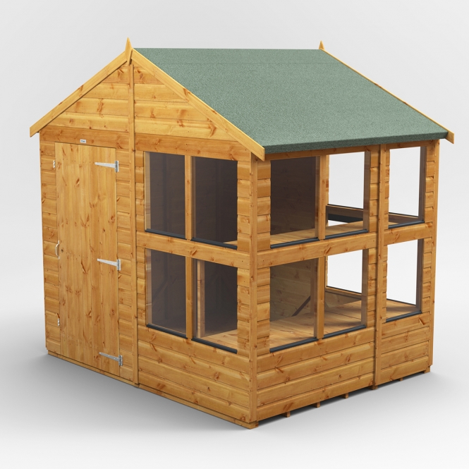 Power 8ft Wide Apex Potting Shed