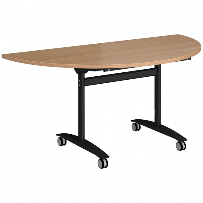 Unite Plus Semi-Circular Flip Top Table