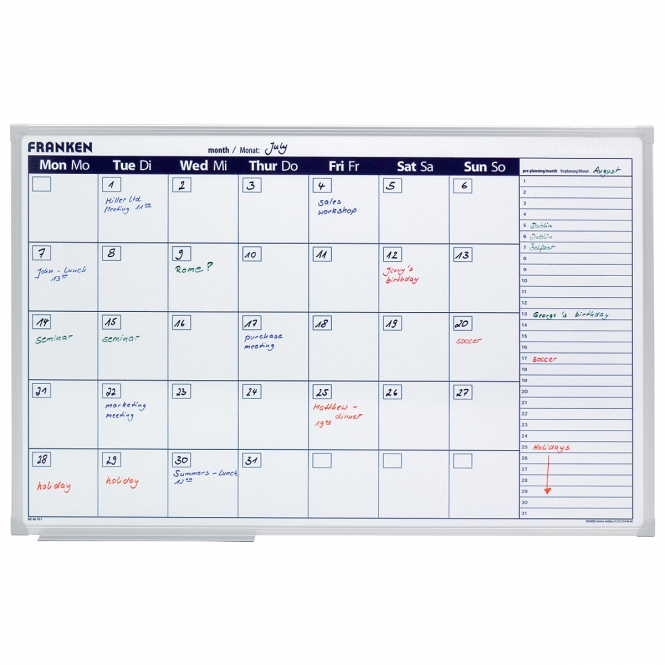 Monthly Planner Whiteboard | Office & Education | BiGDUG