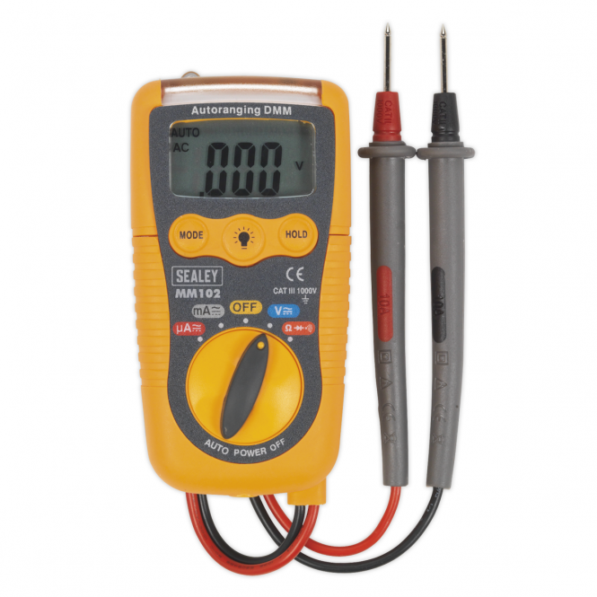 Sealey Professional Auto-Ranging Digital Multimeter | Cat III