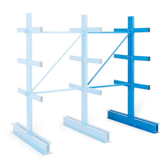 Light Duty Double-Sided Cantilever Racking Extension System