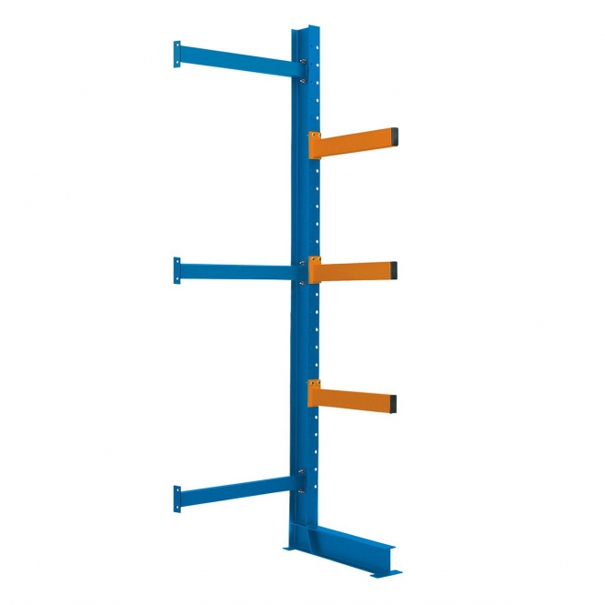 Heavy-Duty 4M High Single-Sided Cantilever Racking Extension Bay