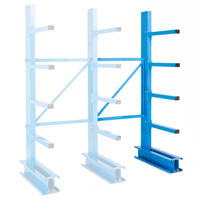 Medium Duty Single-Sided Cantilever Racking Extension System