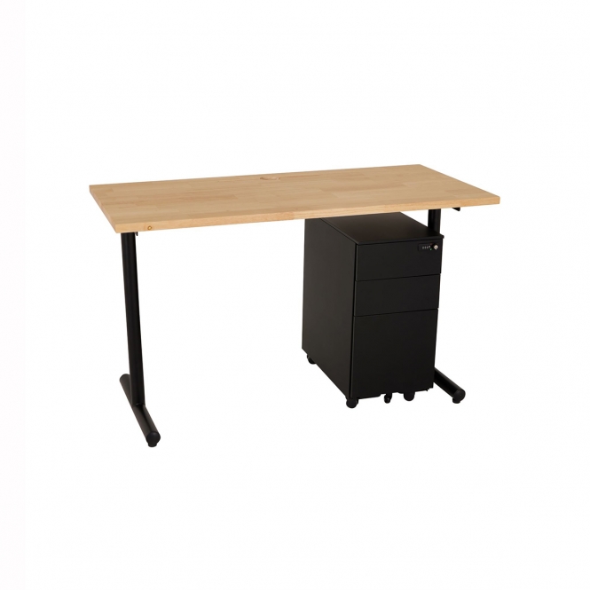 BiGDUG Essentials Office Desk and Pedestal Bundle