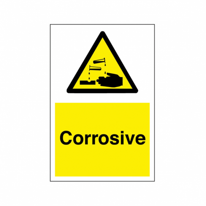 Corrosive Safety Sign