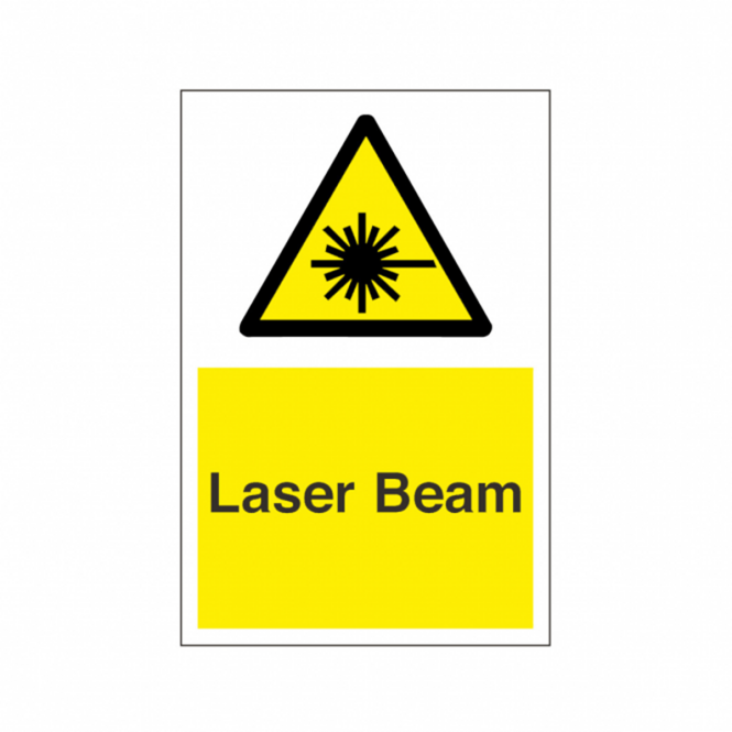 Laser Beam Safety Sign