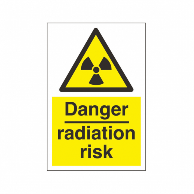 Danger Radiation Risk Safety Sign