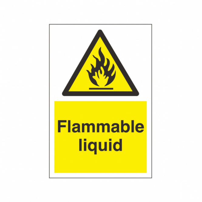 Flammable Liquid Safety Sign