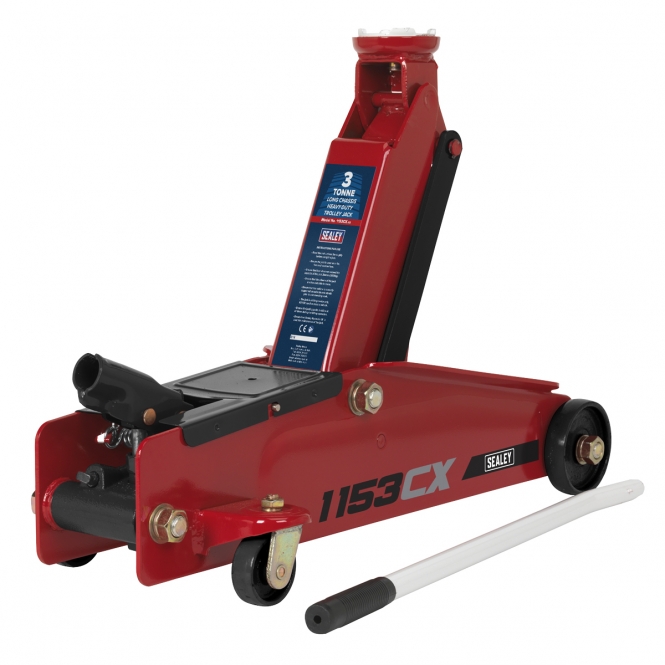 Sealey Long Chassis Heavy Duty Trolley Jacks