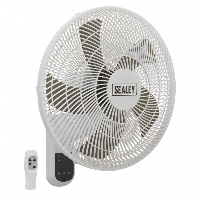Sealey Wall Fan With Remote Control | 3-Speed | 18"