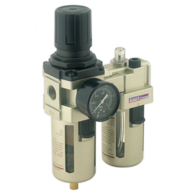 Sealey Heavy Duty Air Filters/Regulators/Lubricators | High-Flow Range