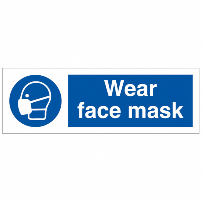 Wear Face Mask Safety Sign