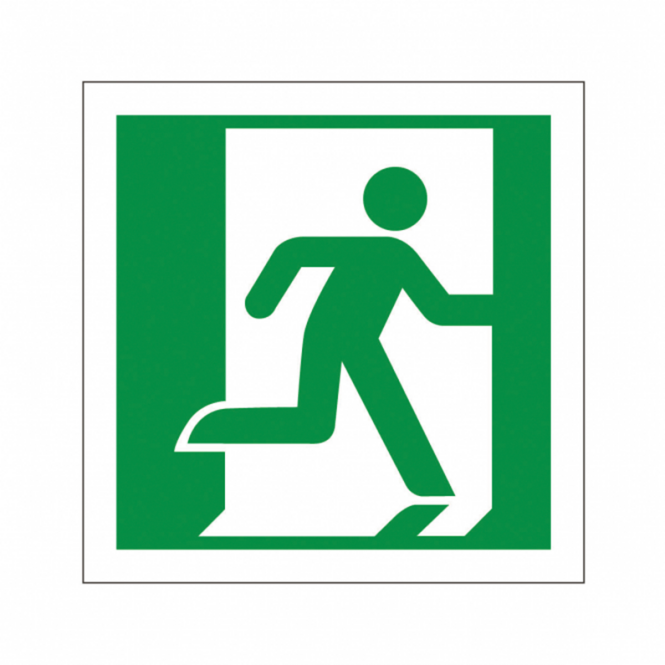 Running Man Symbol (running Right) Safety Signs