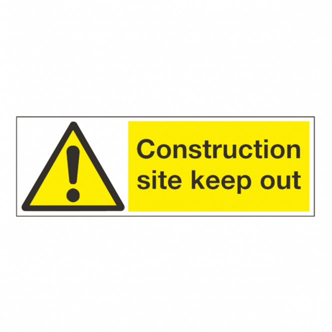 Hazard and Warning Construction Site Keep Out Safety Signs