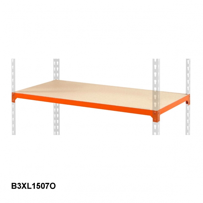 BiG340 Extra Chipboard Shelf 1525w X 730d Mm 100kg UDL Orange