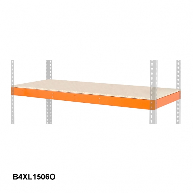 BiG400 Extra Chipboard Shelf 1525w x 610d mm 400kg UDL Orange