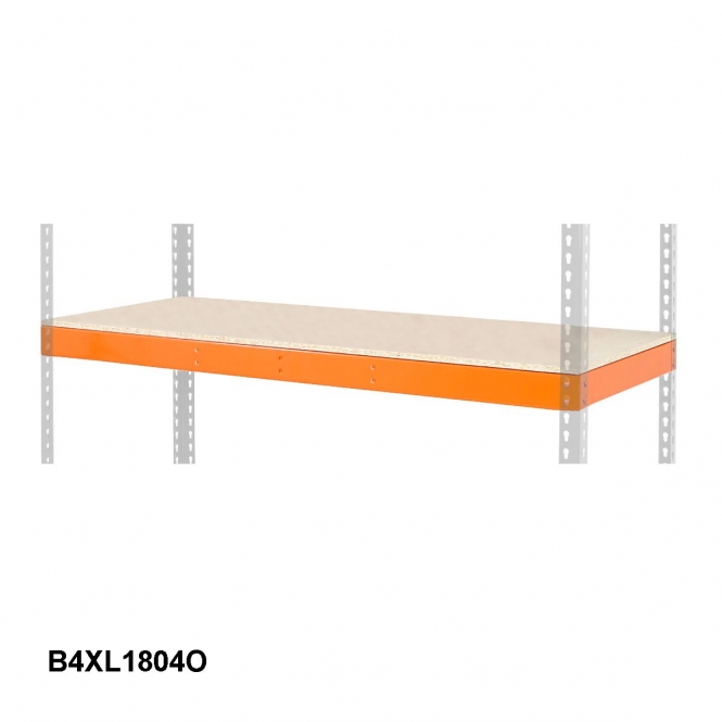 BiG400 Extra Chipboard Shelf 1830w x 455d mm 400kg UDL Orange