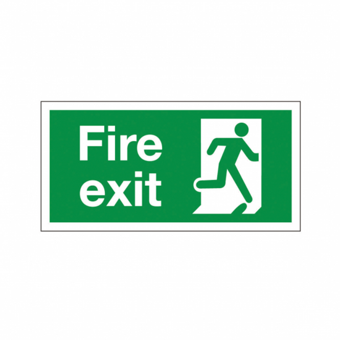 Fire Exit (Man Right) Safety Signs