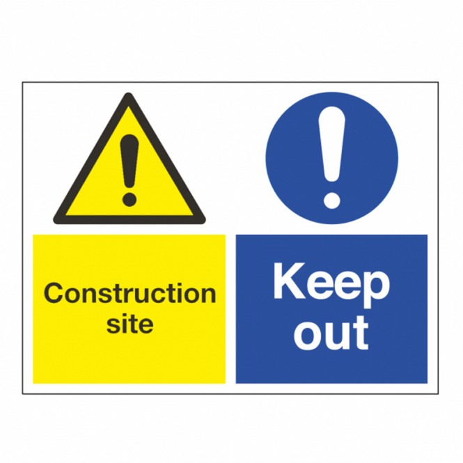 Construction Site Keep Out Safety Sign With BiGDUG