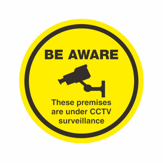 Be Aware Premises Are Under CCTV Surveillance Safety Signs