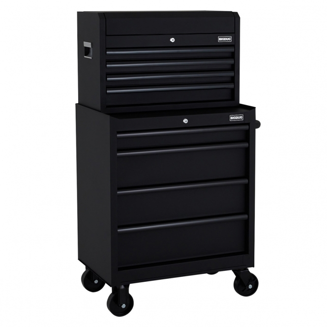 BiGDUG Professional 27" 8 Drawer Roller Cabinet & Top Chest Set