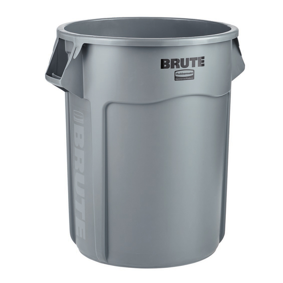 Rubbermaid BRUTE 20 Gallon Black Executive Round Trash Can and Lid